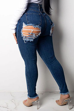 Best Bum Ripped Jeans Outfits In 2019: Ripped Jeans,  Slim-Fit Pants  