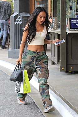 Military Look For Girls, Casual wear, Ripped jeans: Crop top,  Trench coat,  Military Outfit Ideas  