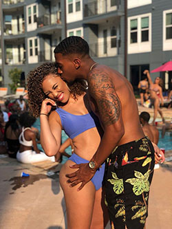 Relationship goals black couple kissing goals: Black people,  Couple goals  