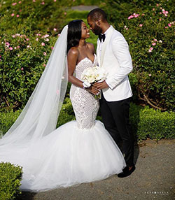 Luxury African Mermaid Wedding Dresses: Wedding dress,  Evening gown,  White Wedding Dress,  African Wedding Outfits  