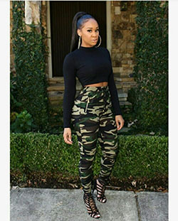 Some of the best camo outfits cute, Hip hop fashion: Clothing Accessories,  Military Outfit Ideas  