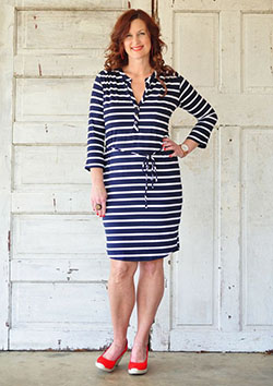 Blue And White Striped Maxi Dress Outfit: Cocktail Dresses,  Navy blue,  Cobalt blue,  Striped Outfit Ideas  
