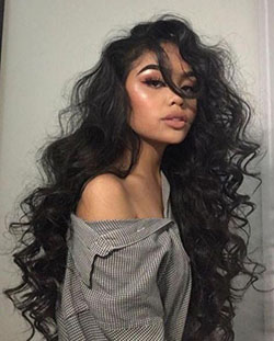 Formal wear ideas for black curled hair: Lace wig,  Long hair,  Hairstyle Ideas  