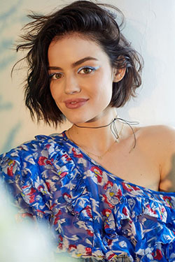 Shaggy Haircut For Round Faces: Ashley Benson,  Lucy Hale,  Shay Mitchell,  Round Face Hairstyle  