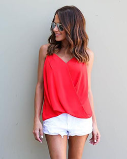 Check these adorable red top dresses.: Red top  