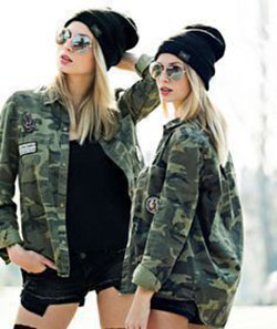 Military Look For Girls, Army Costume Economy, Military camouflage: shirts,  Halloween costume,  Military Outfit Ideas,  Military camouflage  