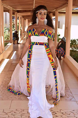African and western wedding dresses: Evening gown,  Aso ebi,  Maxi dress,  African Wedding Outfits  