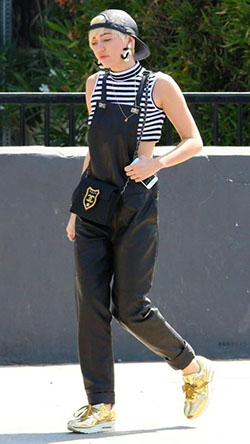 Golden shoes with Life Super Fleece Coveralls Jumpsuit Black: Crop top,  Sleeveless shirt,  Champion Overalls Outfits  