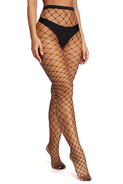 USA most desirable fishnet stockings: Glowing Fishnet Outfit  