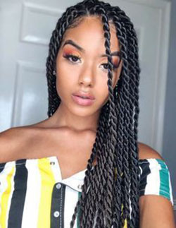 Check out these upcoming senegalese twist: Afro-Textured Hair,  Crochet braids,  Box braids,  Braided Hairstyles,  Hair Care,  big twist braids hairstyles  