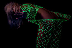 Glow In Dark Leggings Outfit Ideas: Glowing Fishnet Outfit,  Glow In Dark  
