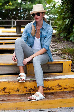 Lazy Day Birkenstock Outfits: Birkenstocks Outfits,  Birkenstock Arizona  