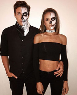 uncommon Unique Couples Vibrant College Halloween Costumes: Halloween costume,  party outfits  