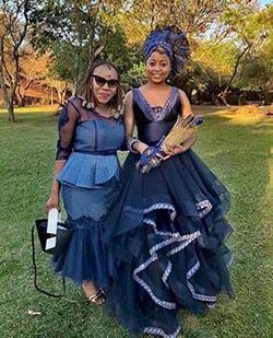 Bride Sotho Traditional Wedding Dresses 2019: Wedding dress,  African Dresses,  Shweshwe Dresses,  South Africa  