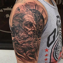 Awesome Creative Half Sleeve Tattoos For Men: Sleeve tattoo,  Body art,  Religious Tattoos  