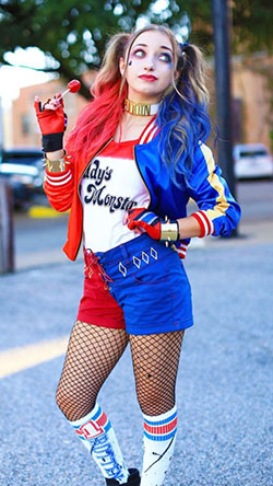 Super Cool And Classy Women's Halloween Costumes: Halloween costume,  Suicide Squad,  Harley Quinn,  Joker Costume  