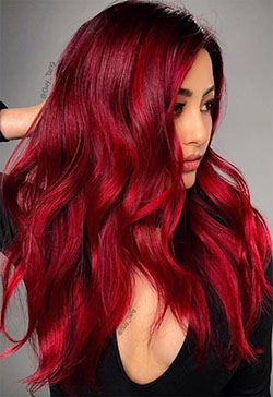 Red Hair On Dark Skin For Women: Hair Color Ideas,  Brown hair,  Red hair  