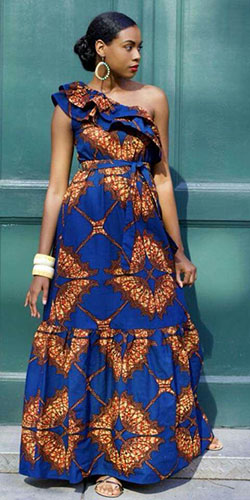Fantastic ideas for dresses african wear, African wax prints: Aso ebi,  Maxi dress,  Ankara Outfits  
