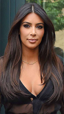 Dark Skin Girl With Brown Hair: Lace wig,  Kim Kardashian,  Long hair,  Hair Color Ideas,  Brown hair  