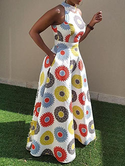 Unique Modern Design For African Dress Designs: Sleeveless shirt,  African Dresses,  Maxi dress,  Ankara Outfits  