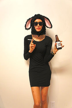 Black sheep halloween costume, Halloween costume: Halloween costume,  Homemade Halloween Costume  