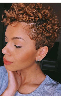 Low Maintenance Black Short Curly Hairstyles: Afro-Textured Hair,  Hair Color Ideas,  Hairstyle Ideas,  Short hair,  Pixie cut,  Cabelo cacheado,  Short Curly Hairs  