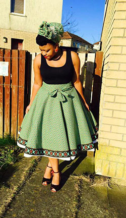 Beautiful Shweshwe Dress Designs For Women: Kente cloth,  Shweshwe Dresses  