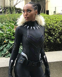 Creative Black Girl Halloween Costumes: Black Panther,  Halloween costume  