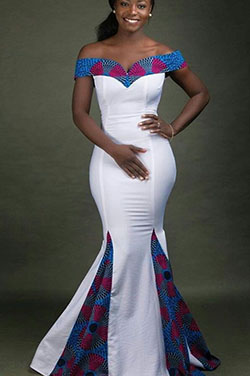 Long gown styles for ankara: African Dresses,  Aso ebi,  Ankara Outfits  