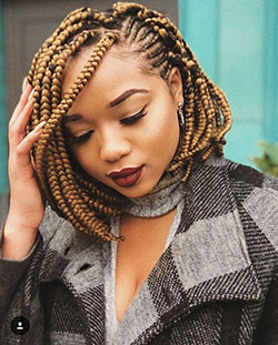 The Coolest Box Braids Hairstyles: Lace wig,  Afro-Textured Hair,  Bob cut,  Long hair,  Box braids,  Box Braid  