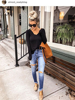 Black Skinny Jeans Outfit Tumblr on Stylevore