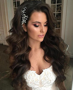 Long hair wedding hair, Long hair: Long hair,  Religious Veils,  African Bridesmaids Hairstyles  