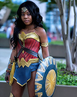 Cosplay Superhero Black Girl Halloween Costumes: Halloween costume,  Wonder Woman  