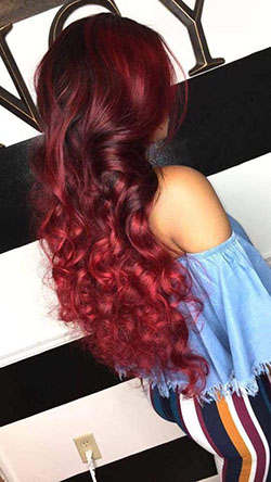 African American Red Hair On Dark Skin: Lace wig,  Hair Color Ideas,  Red hair  