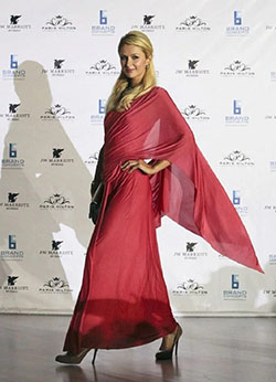 Paris Hilton In Pink Saree: Hollywood Celebrities In Saree,  Hot Girls In Saree  