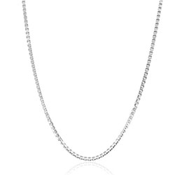 Sterling Silver 1.5mm Box Chain Necklace £17.00: Box Chain Necklace  