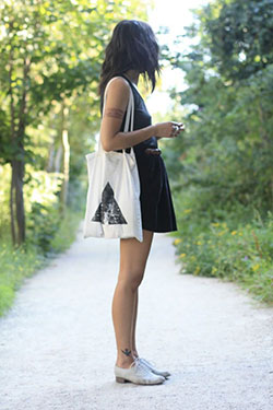 Best of today's adeline rapon tatouage, Little black dress: fashion blogger,  Girl Shoe Trends  