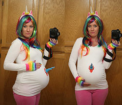 Awesome Halloween Costumes Pregnant for Bff: Halloween costume,  Maternity clothing,  Jack Skellington,  Halloween Costumes Pregnant  