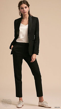 Pant suit women prom, Formal wear: Suit jacket,  Power Suit  