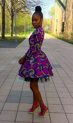 Ankara Short Frock Outfit Girls: Ankara Dresses  