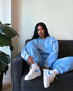 Get daily tip on light blue baddie, Casual wear: Baby blue,  Swag outfits  