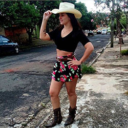 Ways To Wear Ankle Boots With Dresses: Cowgirl Outfits,  Short Boots  