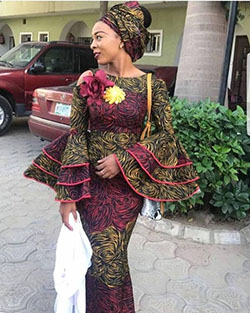 Latest ankara long gown styles 2018: African Dresses,  Aso ebi,  Ankara Dresses  