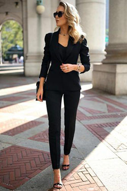 Business casual suit for women: Business casual,  Informal wear,  Power Suit  