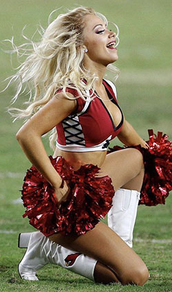 Hot Blonde College Cheerleader