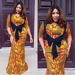 Adorable and lovely Nigerian Ankara styles: Aso ebi,  Ankara Dresses,  FASHION  