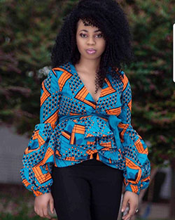 Traditional And Cultural African Wear: African Dresses,  Ankara With Denim  