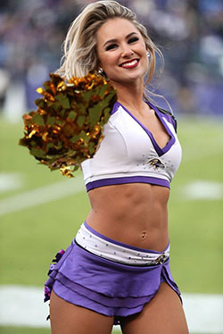 Sexy Blonde Cheerleaders