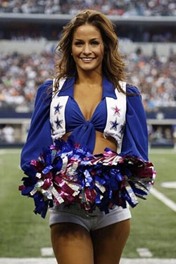 Cheerleaders Dallas Cowboys: Cheerleading Uniform,  Hot Cheer Girls,  Dallas Cowboys  