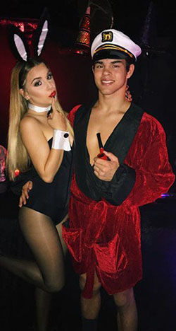 Boyfriend girlfriend Halloween costume: Halloween costume,  Playboy Bunny,  Couples Halloween Costumes  